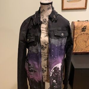 IRO- OCHI Seize The Night Denim Jacket size Large